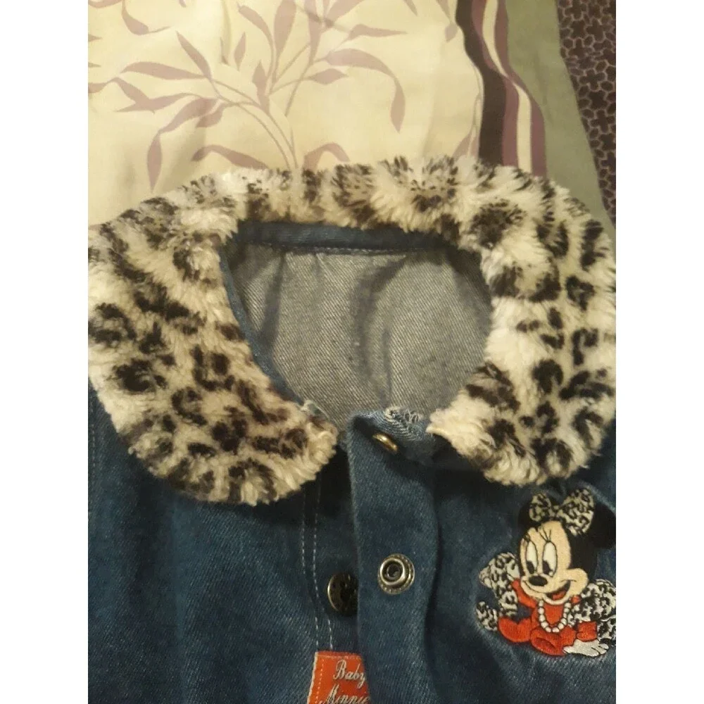 Baby Minnie denim jacket no sz